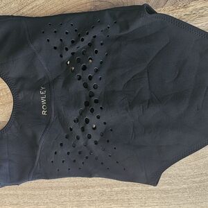"Cynthia Rowley Black Perforated Bodysuit – New, Never Worn."